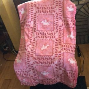 Pink Cowgirl throw